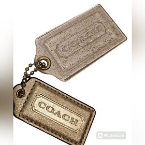 L.N. COACH POPPY BAG CHARMS HAND TAGS
